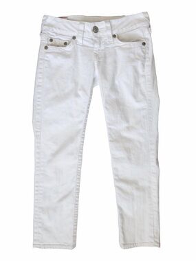 True Religion White Lizzy Jeans